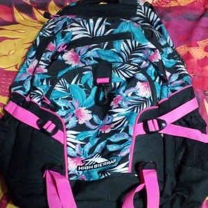 High Sierra floral backpack